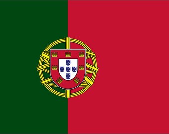 3x5 Foot (90x150 cm) Portugal Polyester Indoor/Outdoor Flag with 2 Brass Grommets