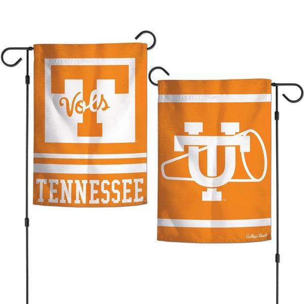 Tennessee Volunteers Garden Flag, Measures 12.5” x 18" Double Sided Yard and Garden College Banner Flag Is Printed in the USA (Vault)