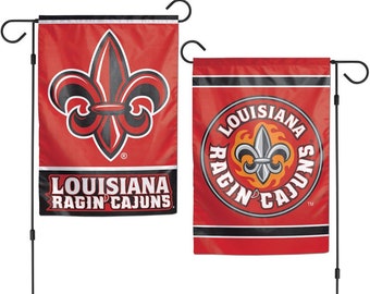 Louisiana Lafayette Ragin' Cajuns Garden Flag, 12.5" x 18"