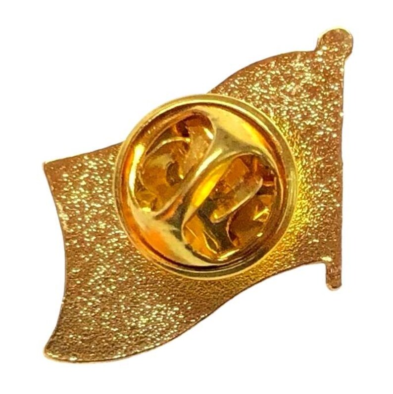 St. Lucia Flag Lapel Pin Badges - Enamel & Gold, Pack of 3 afbeelding 3