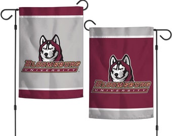 Bloomsburg University Garden Flag, Double Sided College Yard Banner