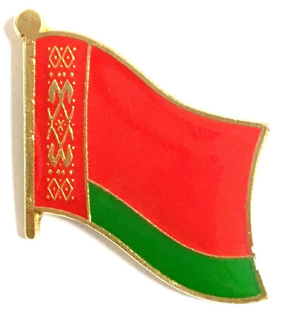 Belarus National Flag Waving Lapel Hat Tie Pin Badge Brooch Souvenir 
