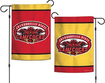 Jacksonville State Gamecocks Garden Flag, Double Sided College Yard Banner