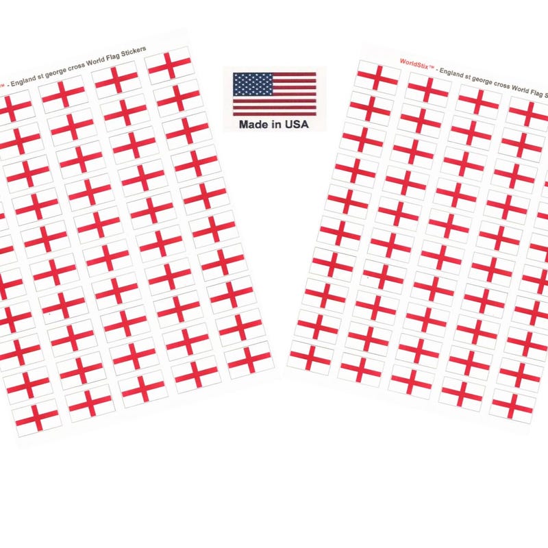 St. George Stickers St George Flag Stickers - Etsy