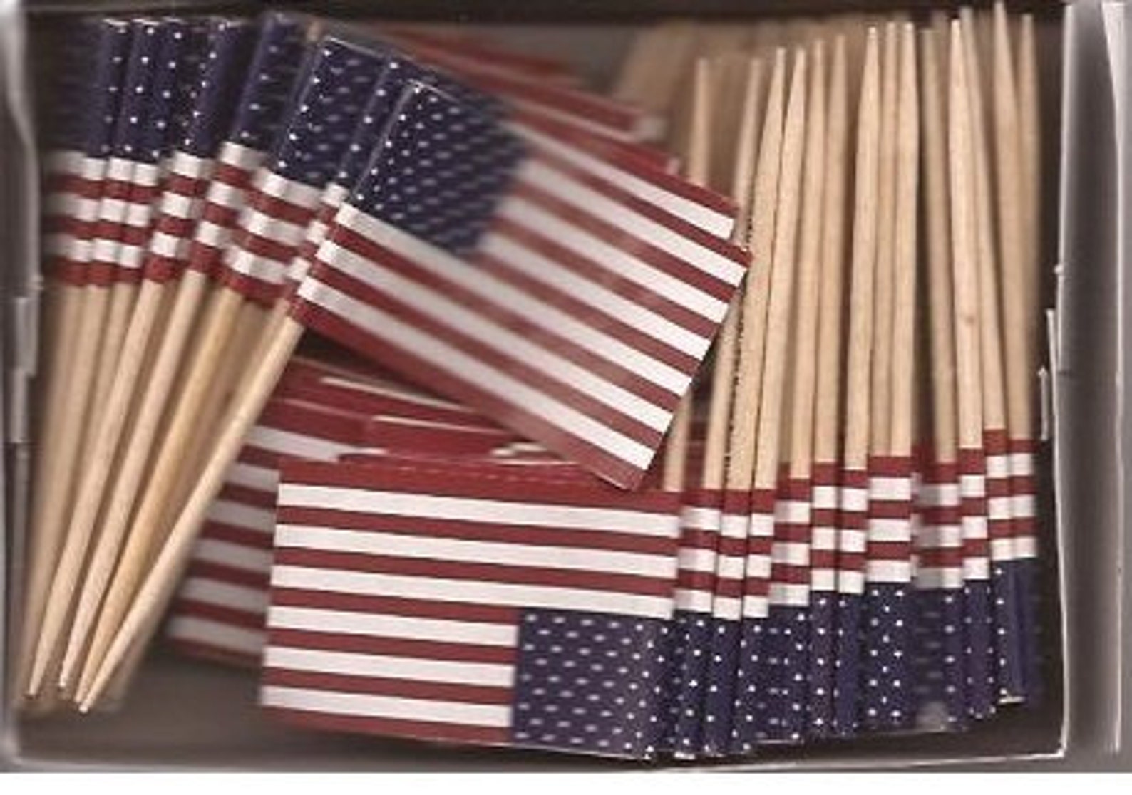 100 United States Flag Toothpicks Food Picks for Parties - Etsy