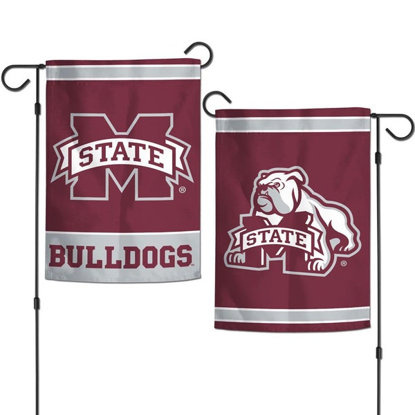 Mississippi State Garden Flag, Measures 12.5” x 18" Double Sided Yard and Garden College Banner Flag Is Printed in the USA