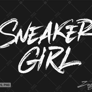 Sneaker Girl SVG PNG