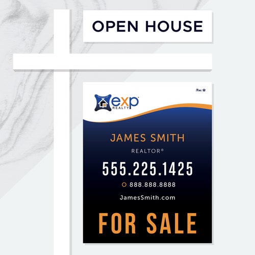 Digital PDF Made to Order Exp Realty Real Estate Yard Sign Etsy