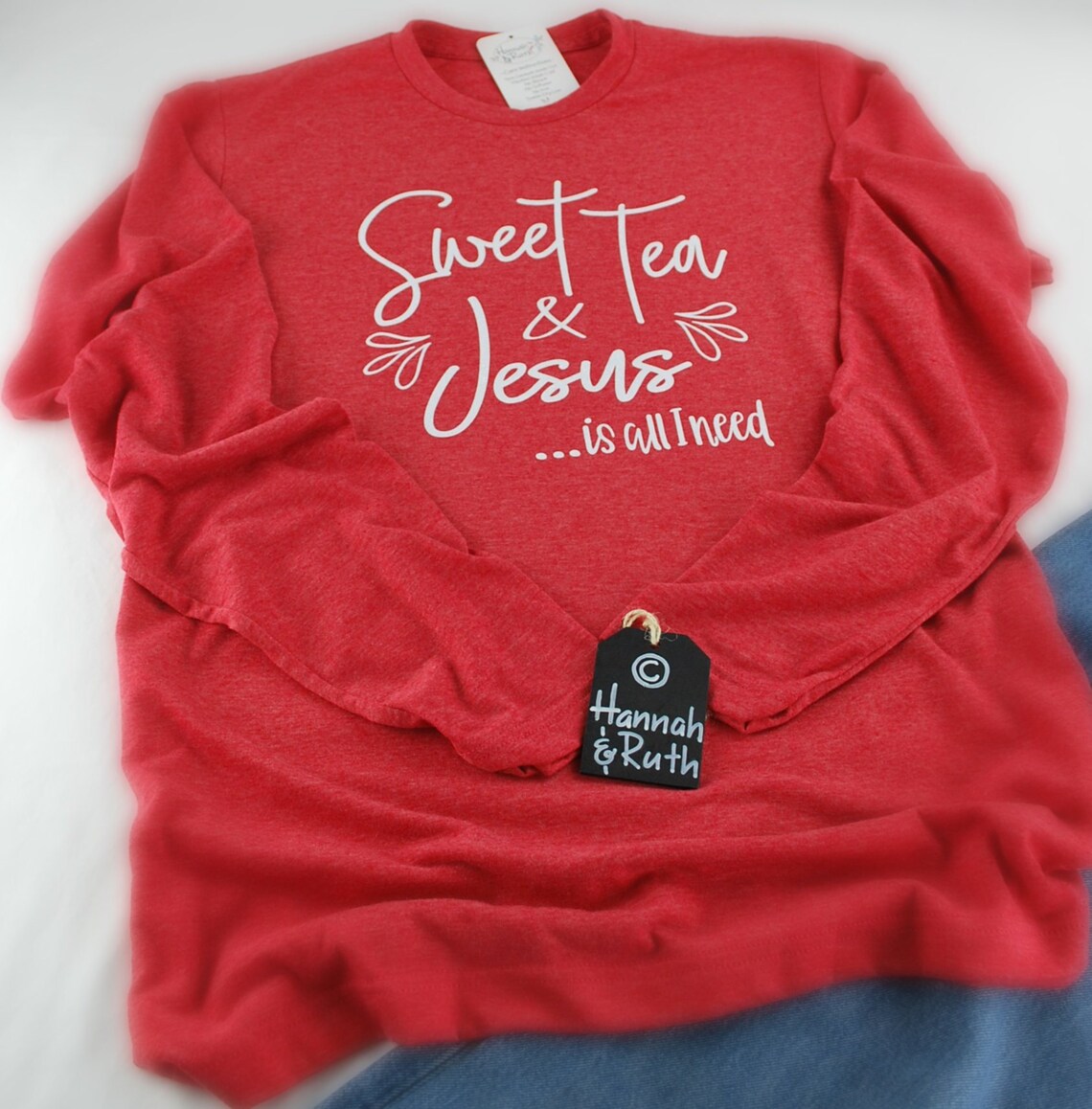 Sweet Tea Jesus long sleeve t shirt Christian Shirts for | Etsy