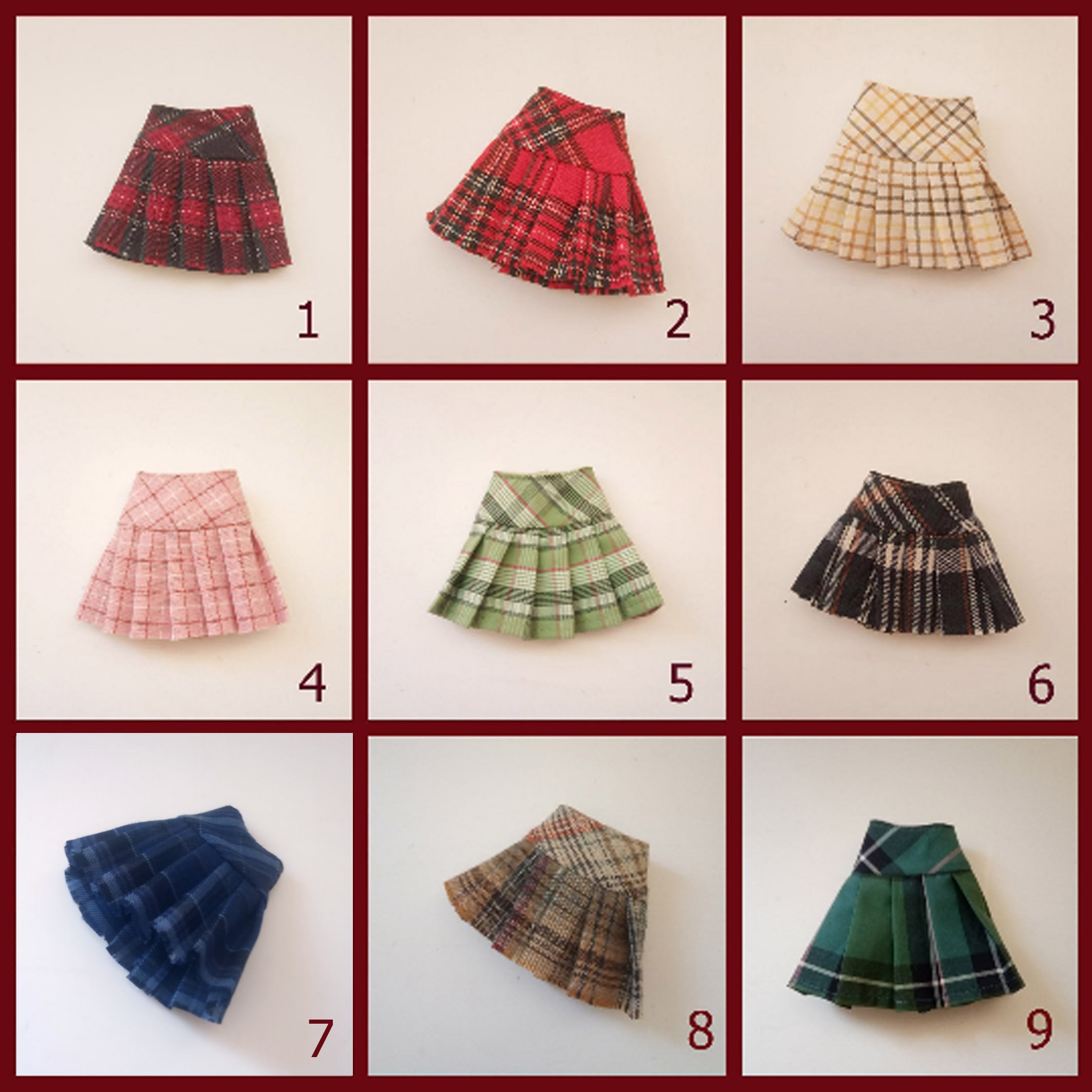 Barbie pleated skirt Etsy