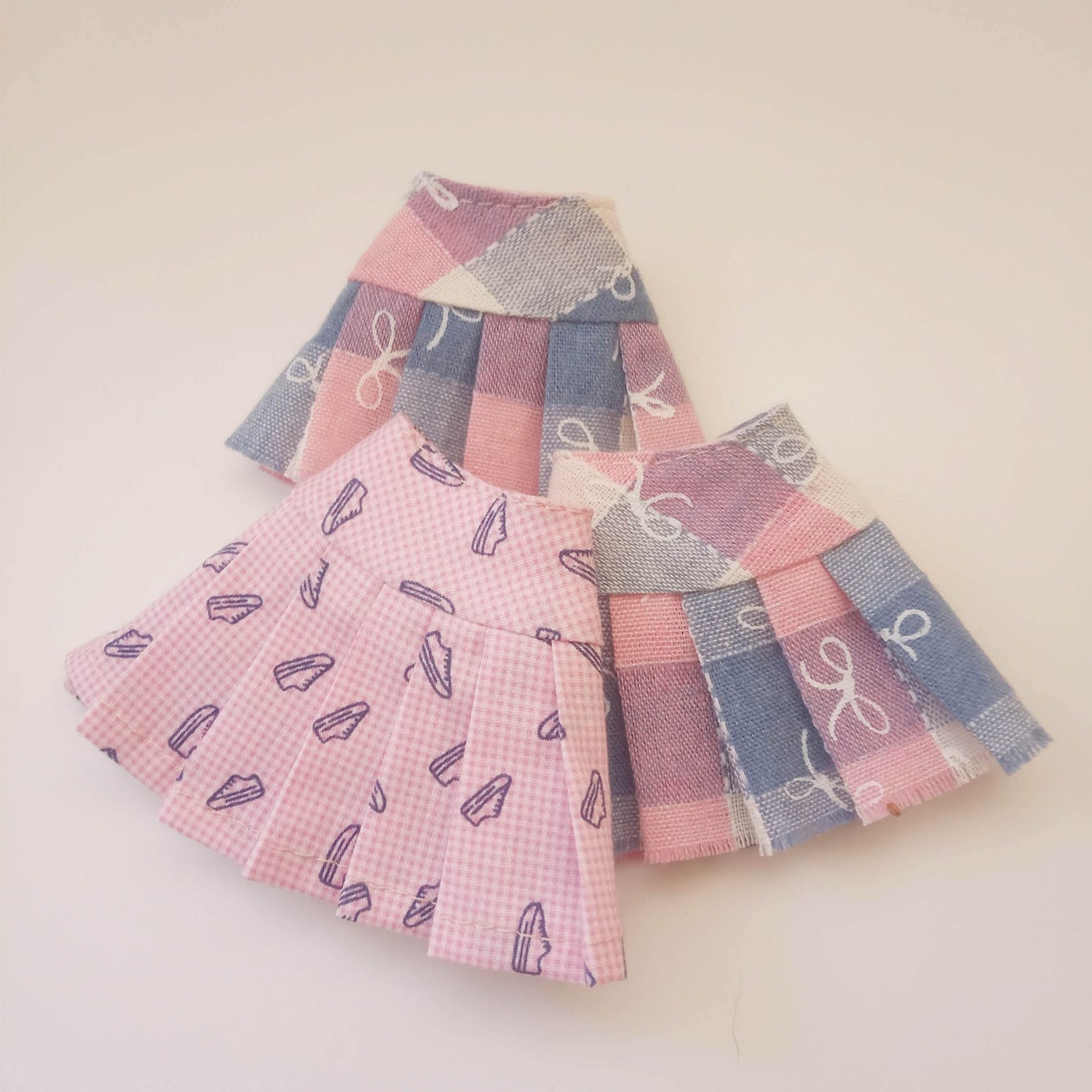 Barbie pink pleated skirt Etsy