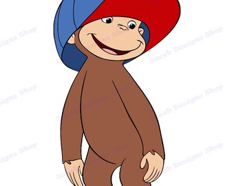 Download Curious george svg | Etsy