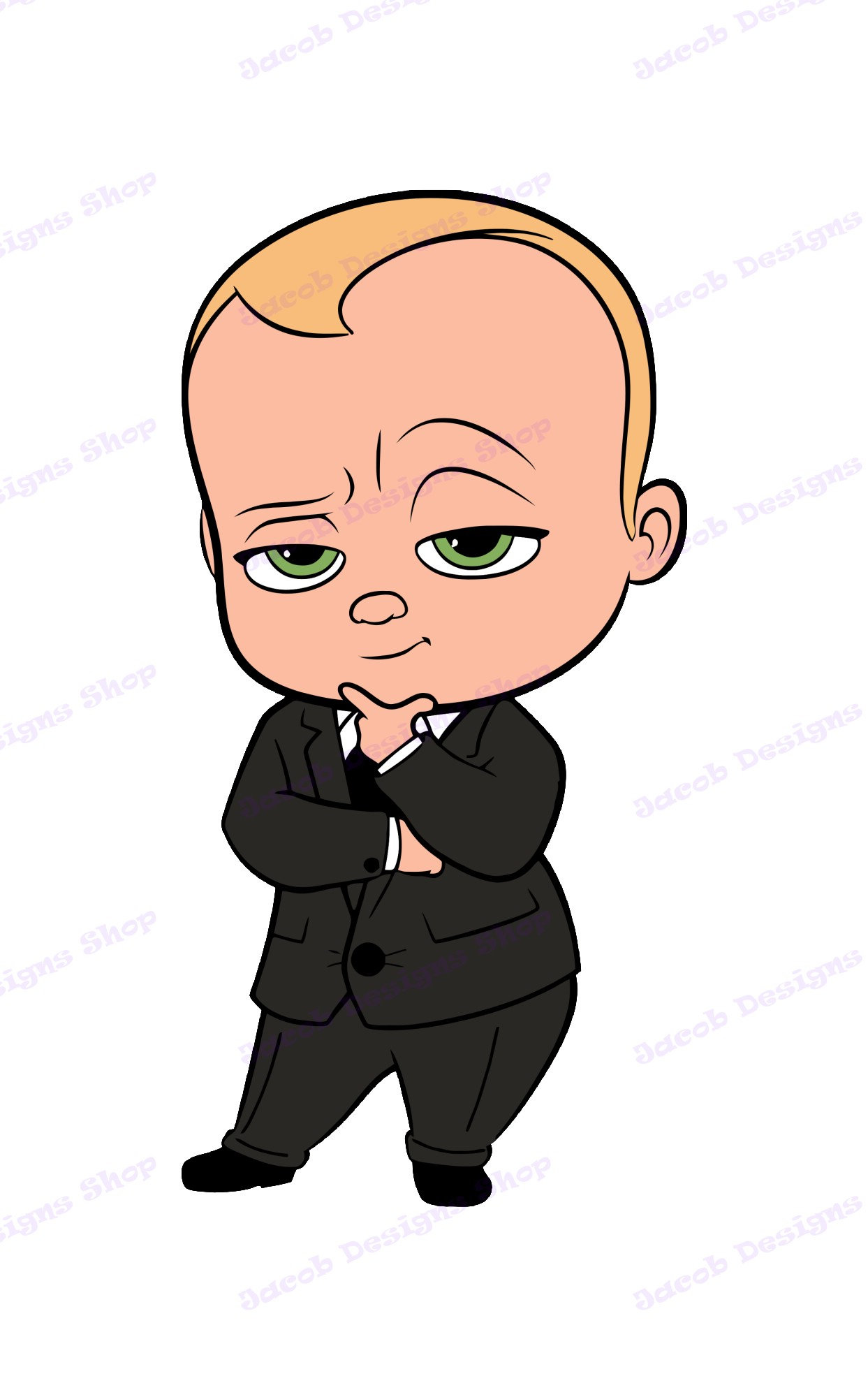 Download The Boss Baby SVG 3 svg dxf Cricut Silhouette Cut File | Etsy