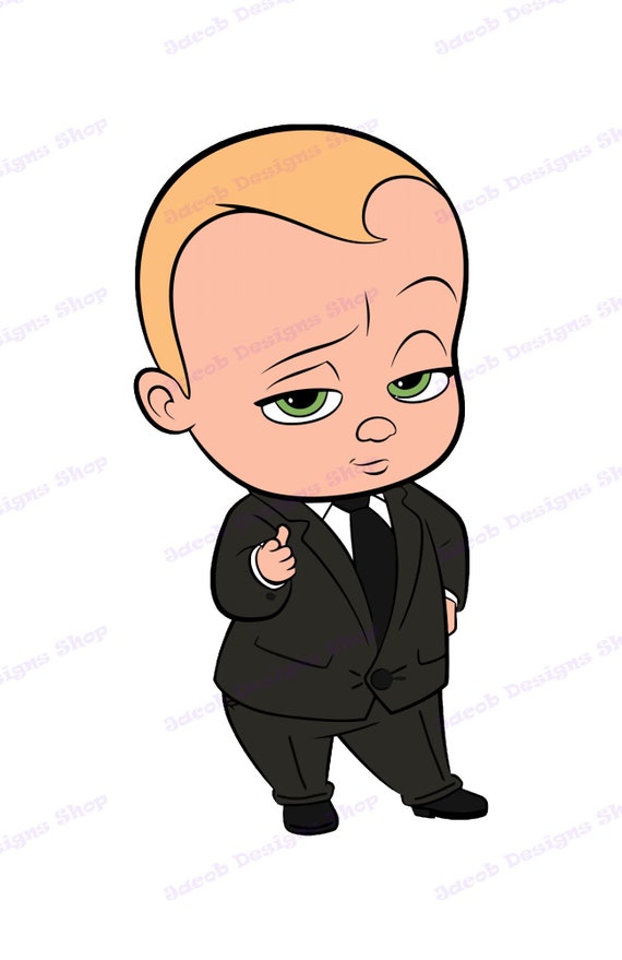 Download The Boss Baby SVG 1 svg dxf Cricut Silhouette Cut File | Etsy