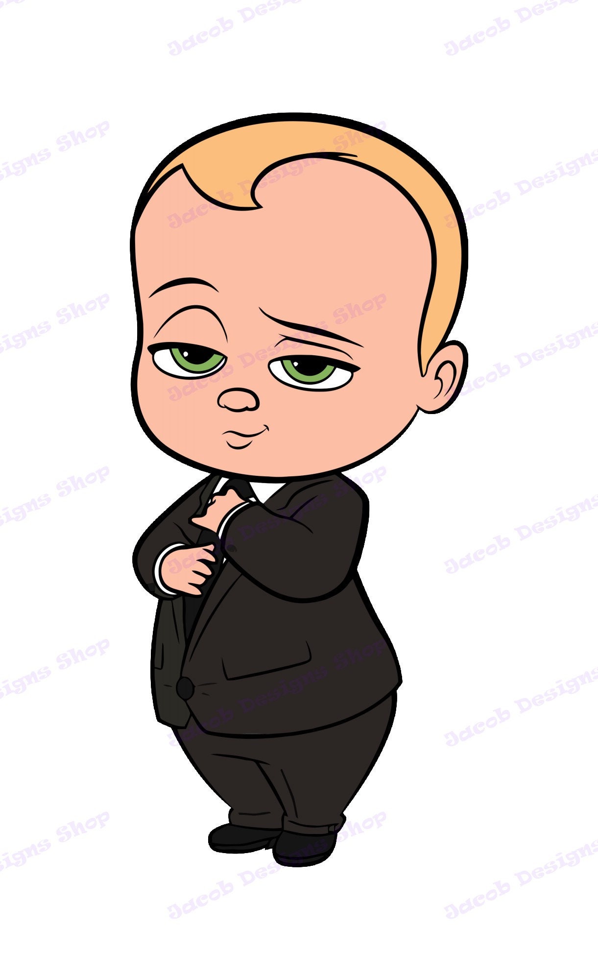 Download The Boss Baby SVG 2 svg dxf Cricut Silhouette Cut File | Etsy
