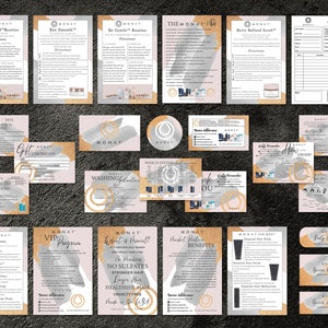 Luxury Monat Marketing Kit, Monat Marketing Bundle, Big Monat Starter Kit , Monat Starter Bundle, Monat Kit, Printable, 25 in 1, Digital