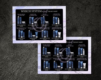 Monat Systems Card, Monat Which system is best, Hair System Card , Haircare Info Card, Monat Business, Purple Printable