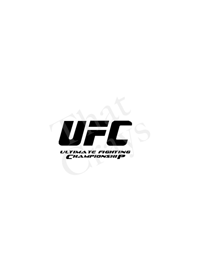 UFC Modified Logo SVG Vector Png Crafts Tshirt Image - Etsy Australia
