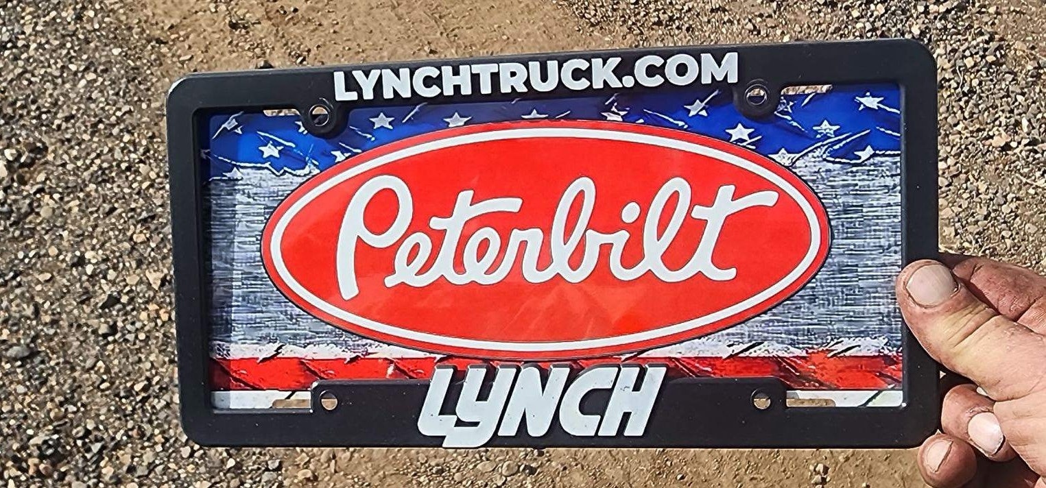 Peterbilt License Plate, Peterbilt Custom Plate, Truck Driver Gift