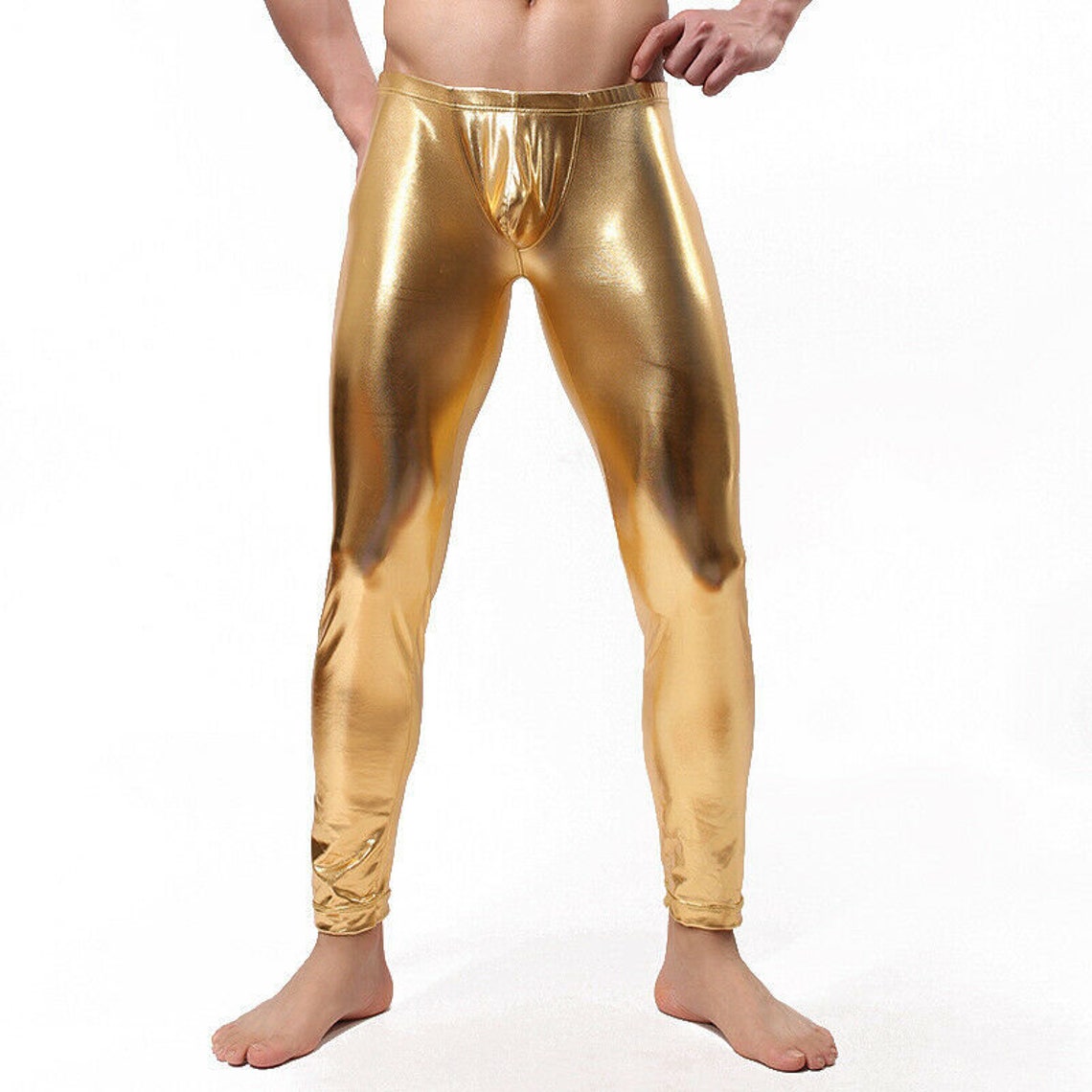 PVC Pants Mens PVC trousers clubwear Shiny PVC Size M Etsy