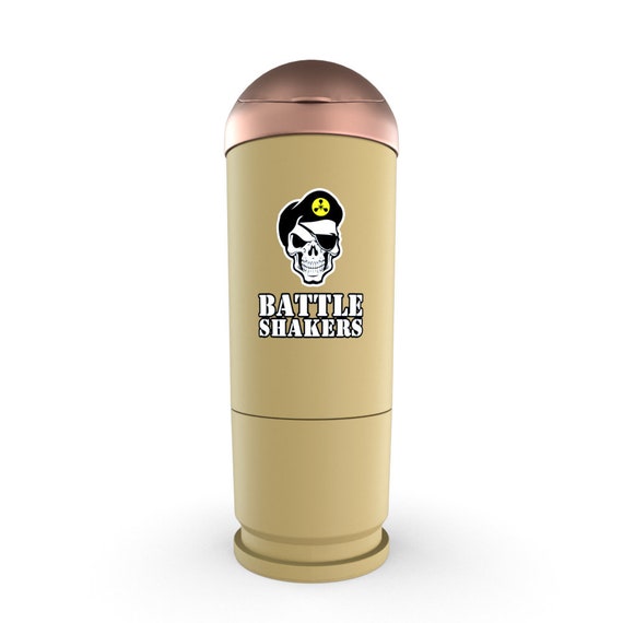 Battle Shaker Bullet 20 Oz Shaker Bottle protein Shaker Leak-proof With  Storage Compartment-bpa Free Dishwasher Safe. Copper/bronze 