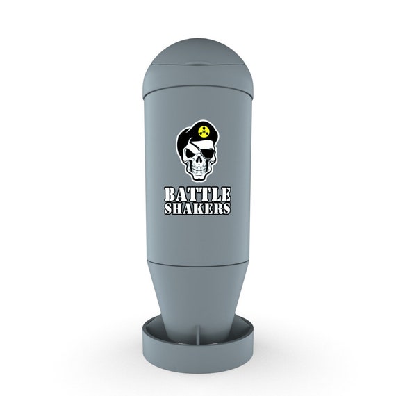 Battle Shaker Torpedo 20 Oz Shaker Bottle protein Shaker Leak-proof With Storage  Compartment-bpa Free Dishwasher Safe. Navy Gray 