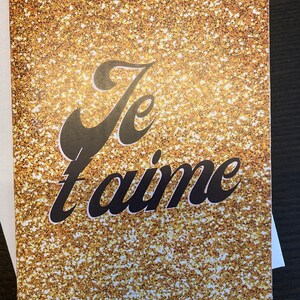 Carte Je t’aime !
