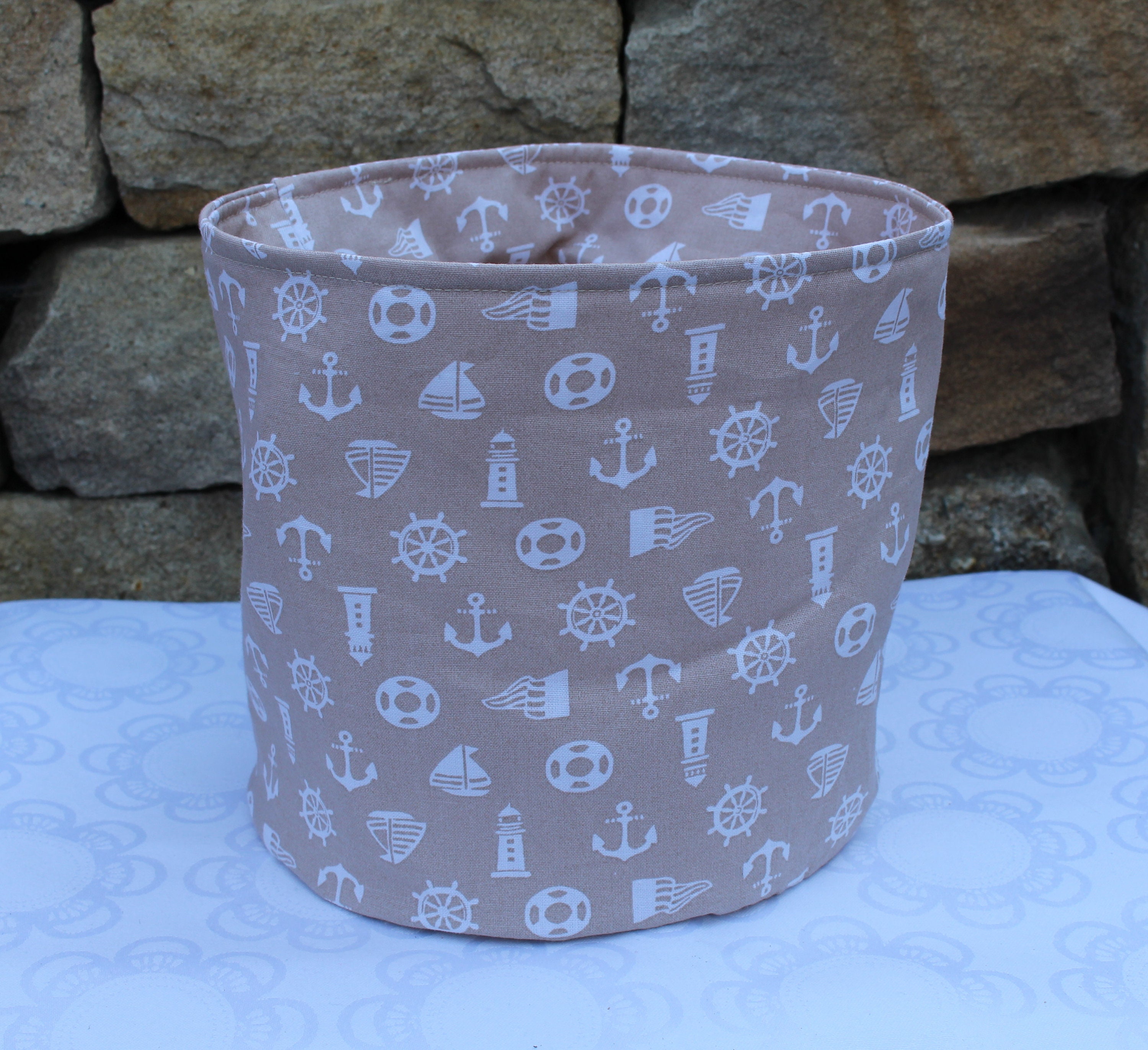 Cesta de pan cesta de almacenamiento Símbolos marítimos | Etsy