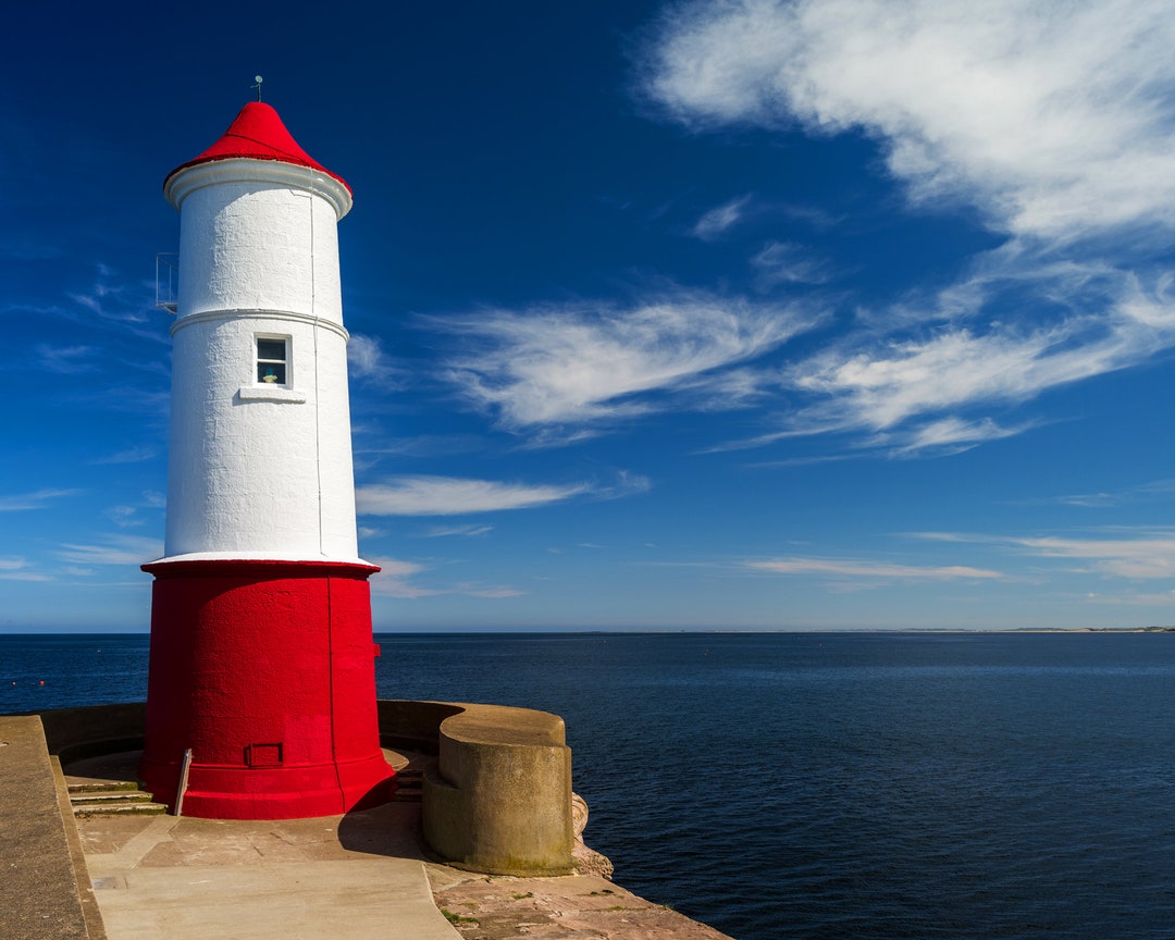 Berwick Lighthouse 10x8 Signed & Mounted Photo Print Etsy
