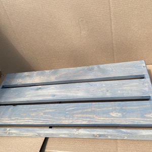 Rustikales Gitarreneffekt-Pedalboard. 14x30
