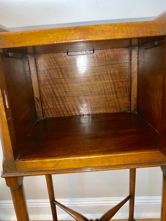 Antique bedside table