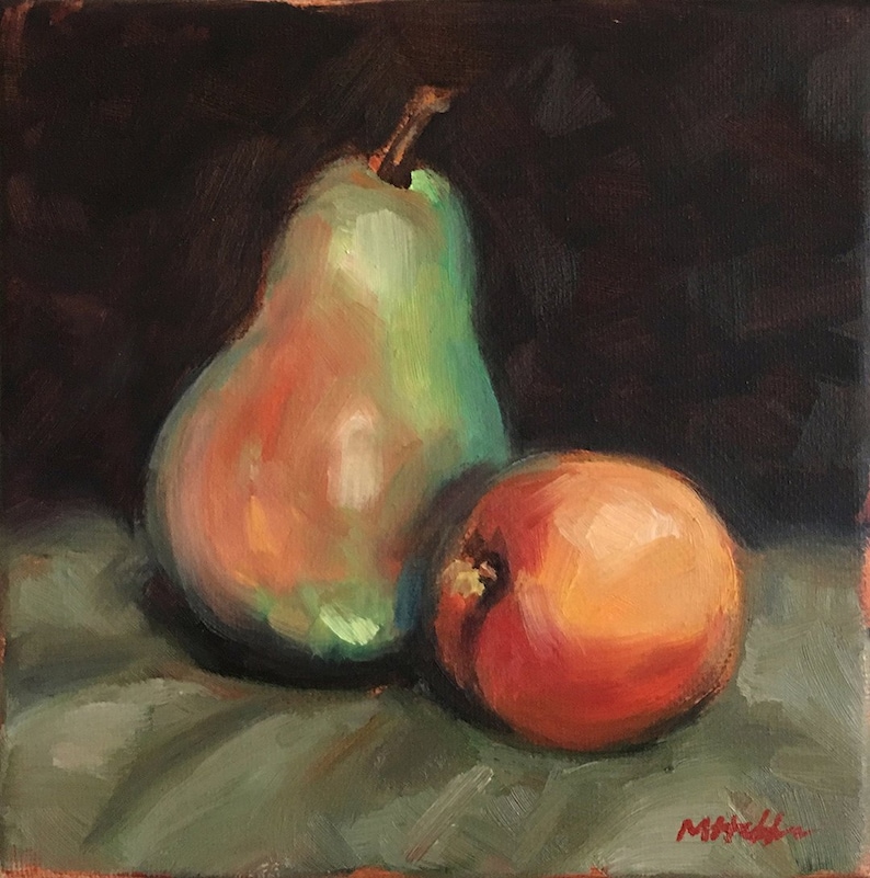 Apple and Peach image 1