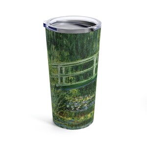 Claude Monet Water Lilies And Japanese Bridge Tumbler 20oz