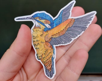 Sticker Kingfisher