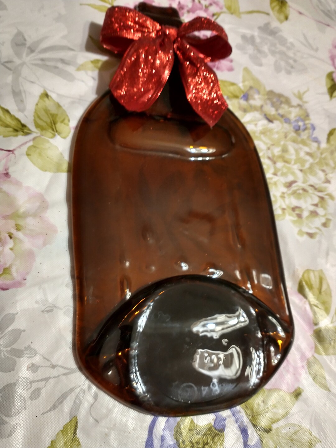 Slumped Recycled Glass Bottle Cheese Tray Etsy