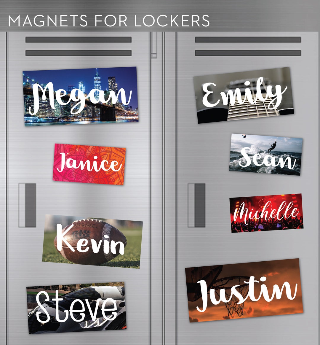 Custom Locker With Name, Personalized Names, Whiteboard