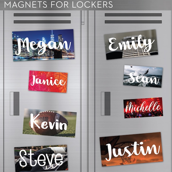 Personalized Locker Name Plates - Etsy