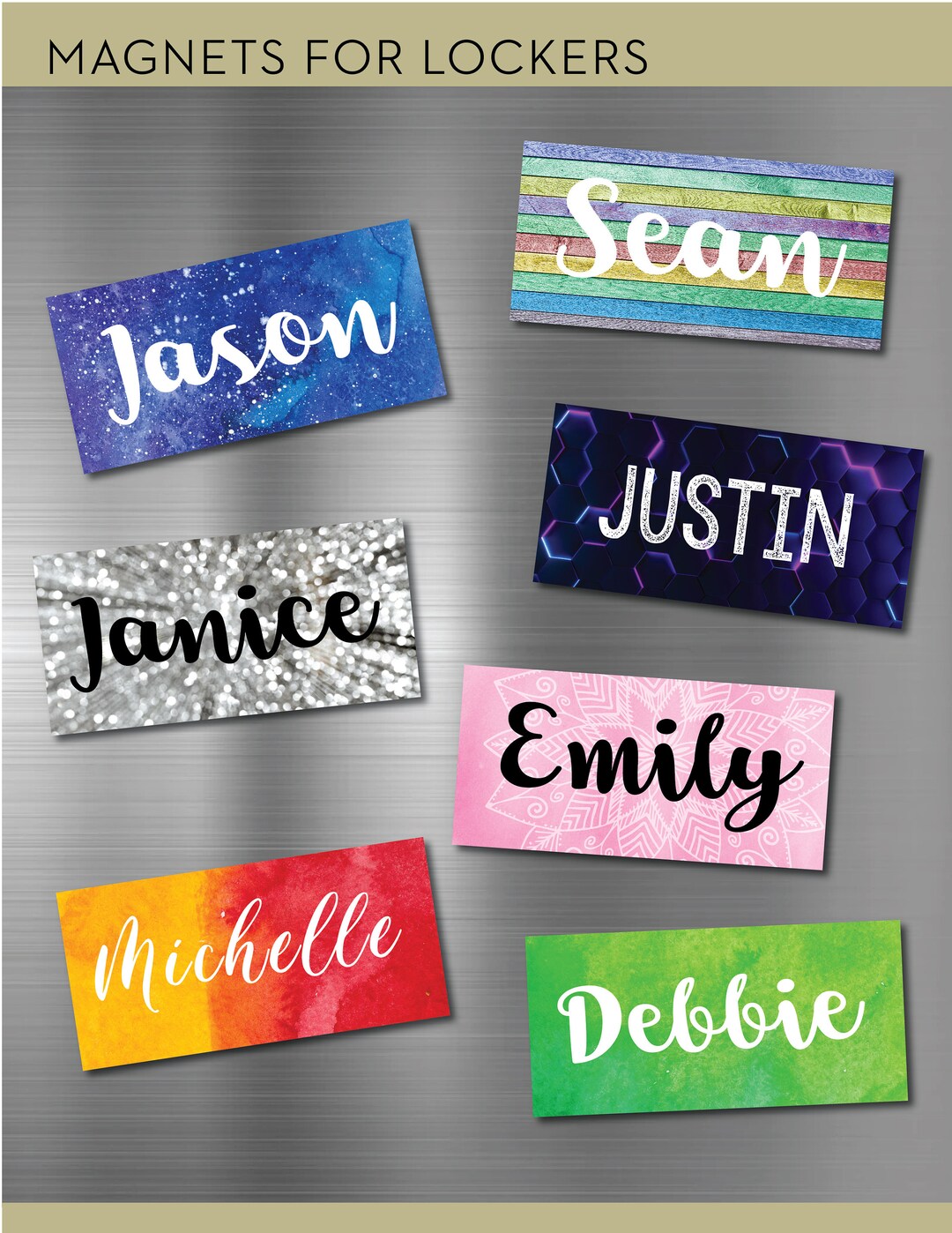 Custom Locker Name, Personalized Names, Teachers, Doctors