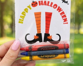 Halloween Coloring Pack for Kids, Personalized Halloween Activity Favor for Kids. , Halloween Party Favor, Trick or Treat Favor