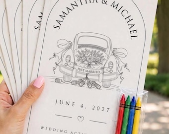 Wedding Coloring Book,  Wedding Coloring Pages, Kids Wedding Activity Pack , Wedding Activity Book for Kids, Reception Table Activities