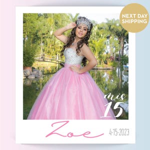 Quinceañera Photo Magnets Party favor Quinceanera Save the Date Magnets Custom Magnet Sweet 16, 15 Birthday magnet Mis Quince / PM10