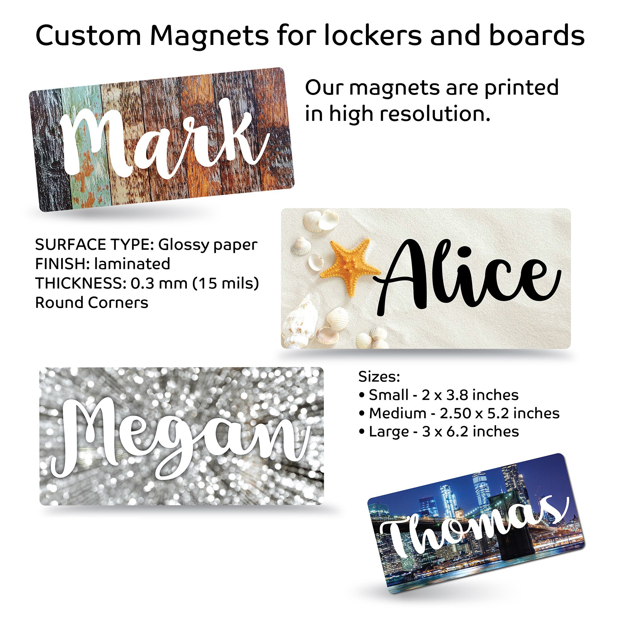 Custom Locker With Name Personalized Names Etsy