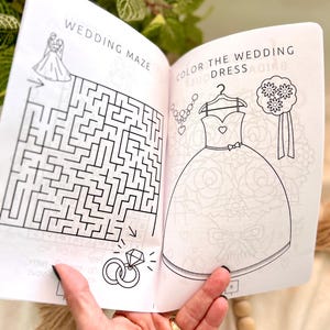 Personalized Wedding Activity Book for Kids Party Favor, Wedding Coloring Activity Book for Kids Party Favor, Custom Wedding Activity Book for Kids Reception Table Favor, Kids Coloring Activity Book Wedding Party Favor, Personalized Kids Wedding Coloring Book Party Favor, Custom Children's Wedding Activity Book Table Favor, Wedding Reception Coloring Activity Book for Kids, Personalized Wedding Coloring Book for Kids Table Activity, Kids Wedding Activity Coloring Book Party Favor Custom Wedding