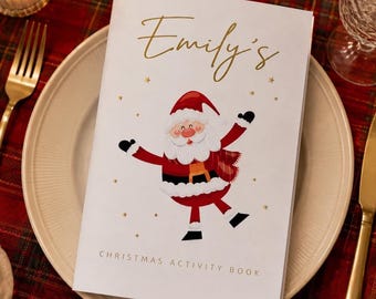 Christmas Eve Box Ideas - Christmas Eve Box Fillers Christmas Activity Book for Kids, Coloring Sheets, Stocking Stuffers for kids, Busy Book
