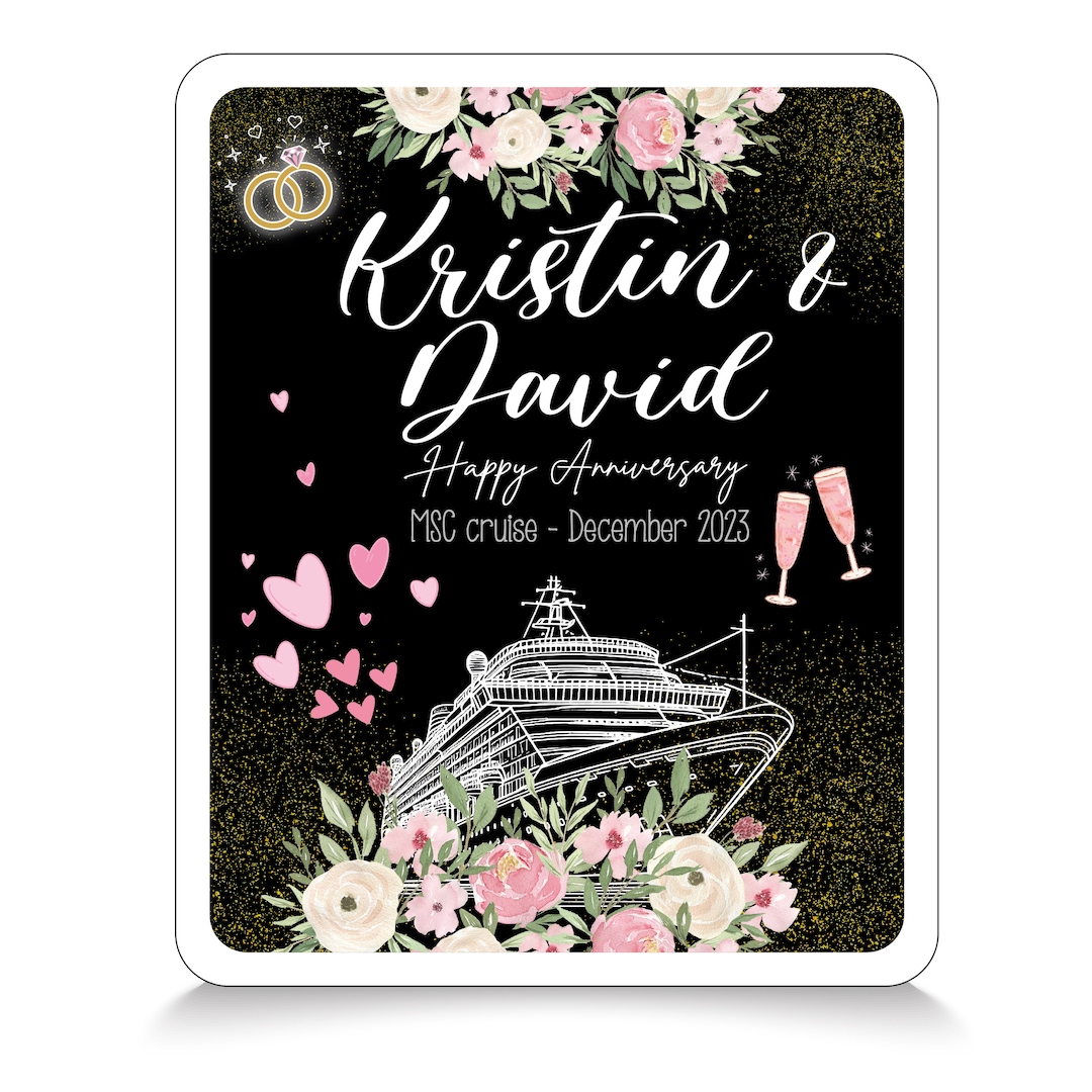 Cruise Cabin Custom for Anniversary and Cruise Cabin