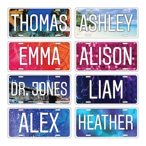 Personalized Locker Magnet: Custom Name Plate, Cruise Door Decor (8x4&quot;)