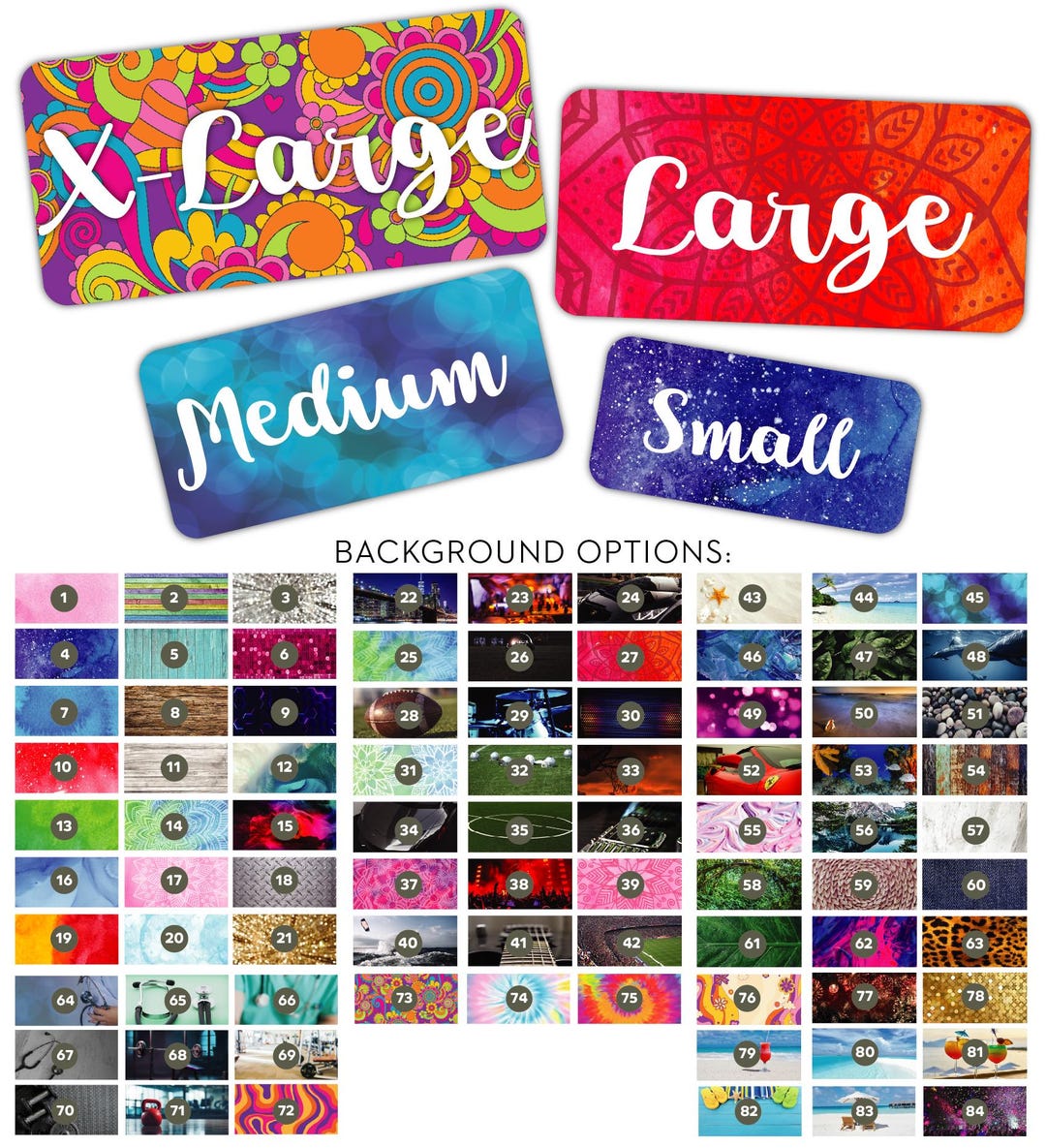Personalized Locker Magnet: Custom Name, Glossy Finish - Etsy