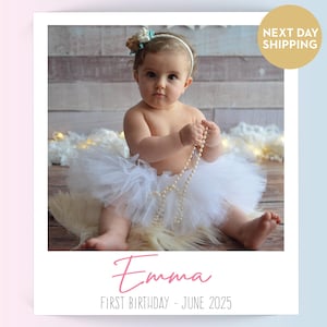 Photo Magnet for Birthday Personalized Photo Magnet for graduation Party Favor for First Birthday Baptism Gift Save the date Magnets / PM10