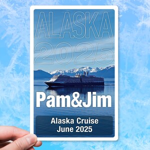 Alaska Cruise Door Magnet, Personalized Alaska Cruise Door Magnet, Custom Alaska Cruise Cabin Doors Magnet, Custom Cruise door Decor Cabin