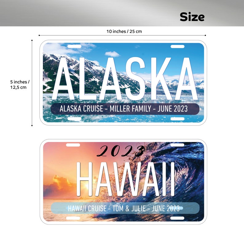 Alaska Cruise Door Magnet Decoration for Cruise Ships Custom Cruise Door Sign Magnets, Family Cruise Magnets. Alaska Cabin Door Magnets. image 4